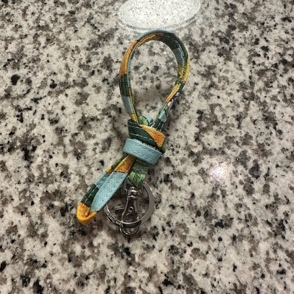 Lemon Vera Bradley lanyard